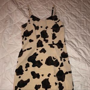 Cow print Dress